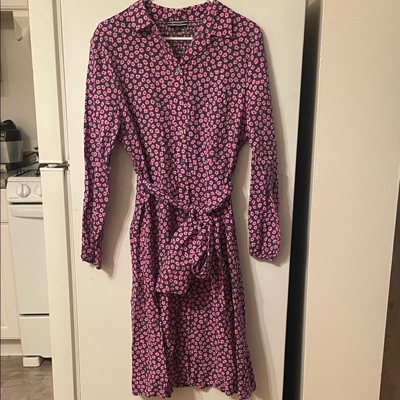 the teen space Other - The Teen Space XL Floral Purple Shirt Dress